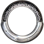 RIGGING INSERT RING 3" SS THS DESIGN BLK