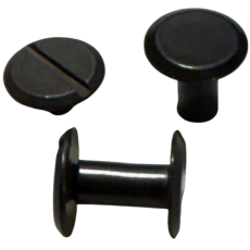 CHICAGO SCREW MATT BLACK (10*4*8) Packet of 10