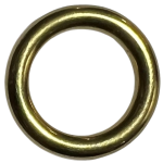 O Ring 5/8" (16mm) Solid Brass (4mm)