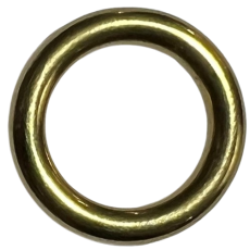 O Ring 5/8" (16mm) Solid Brass (4mm)