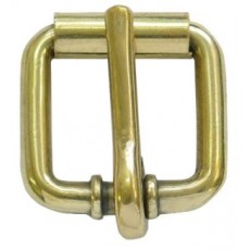 Heavy Heel Roller Buckle 3/4  Brass