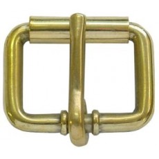 Heavy Heel Roller Buckle 1    Brass