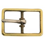Centre Bar Buckle 7/8  (22mm) Brass Sst