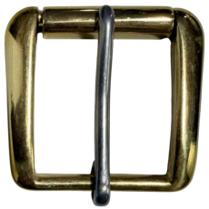 Roller Buckle 1 1/2 Brass (SS Tongue)