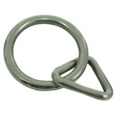 Halter Ring 1 1/2  Loop 1 1/8  Ss