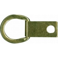 Clip and Dee (flat) Brass 3/4