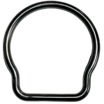 Breeching Dee 3" (75mm) SS (9mm Thick)