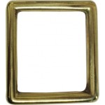 Square Brass 1 3/8  X 1 1/2 
