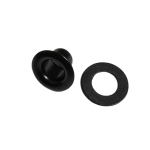 EYELET SOLID BRASS BLACK (PVD) (13*5mm) (Pk 10)