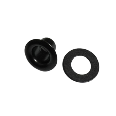 EYELET SOLID BRASS BLACK (PVD) (13*5mm) (Pk 10)