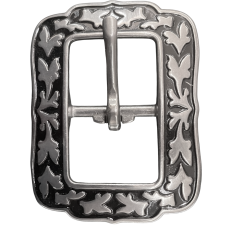 SQUARE BUCKLE 1 (25mm) SS BLACK INLAY