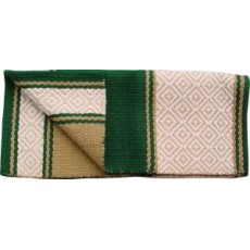 Blanket Diamond Rev Hu/green/caramel