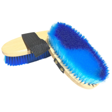 WOODEN BACK BRUSH NAVY & BLUE