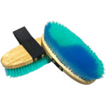 WOODEN BACK BRUSH MINT & BABY BLUE