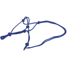 Knotted Rope Halter Pony Blue
