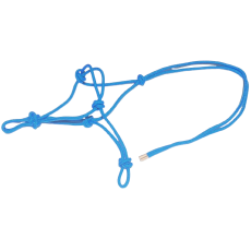 Knotted Rope Halter Pony Cyan