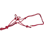 Knotted Rope Halter Pony Red