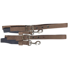 Elastic Web Side Reins Brown