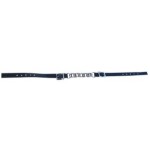 Double Link Curb Chain W/ Nylon Ends Bk