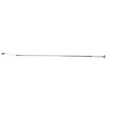 Dressage Whip 110cm Black With Knob