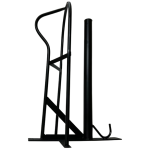 WESTERN SADDLE RACK BLACK