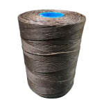Braided Waxed Hand Thread 1.2mm Brown