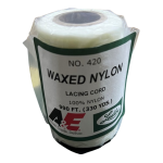 Waxed Nylon Lacing Tape USA No.420