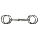 Snaffle Bit With Double Rings 6 lge