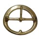 Round Cinch Buckle Brass