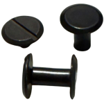 CHICAGO SCREW MATT BLACK (10*4*8) Packet of 10