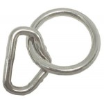 Halter Ring and Loop 1 X 1 1/2 N/plated