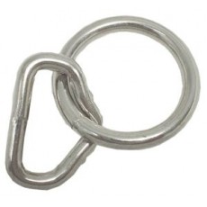 Halter Ring and Loop 1 X 1 1/2 N/plated