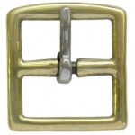 Stirrup Buckle 1 1/4 Brass(ss Tongue)