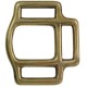 Halter Square 3 Loop 3/4 Brass