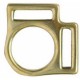 Halter Square 2 Loop 5/8 Brass