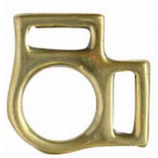 Halter Square 2 Loop 3/4 Brass