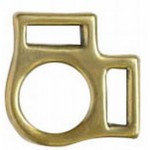 Halter Square 2 Loop 1   Brass