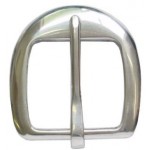 Rear Cinch Buckle 1 3/4 Stainless Steel