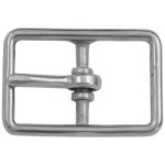 Centre Bar Buckle 1   Stainless Steel