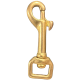 BOLT SNAP BRASS 5/8 (15mm) SQUARE EYE