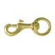 Bolt Snap Brass 3/4 Round Eye