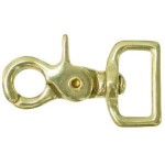 Trigger Snap Square Eye Brass 1