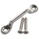 Breeching Staple 1(25mm) Ss W/screws