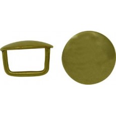 Rosette 1 1/4 (32mm) Brass  3/4 Loop