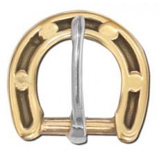 Horse Shoe Buckle Brass 5/8 (16mm) Sst