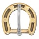 Horse Shoe Buckle Brass 5/8 (16mm) Sst