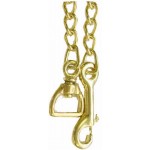 Lead Chain 1 Swivel 20 Brass Plated