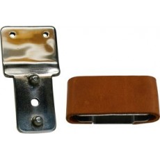 Stirrup Buckles Ss 2 1/2 Lthr Sleeve