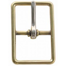 Centre Bar Buckle 1/2 Brass (sst)