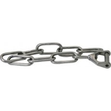 Heel Chain 8 Link 2 Swivel Ss